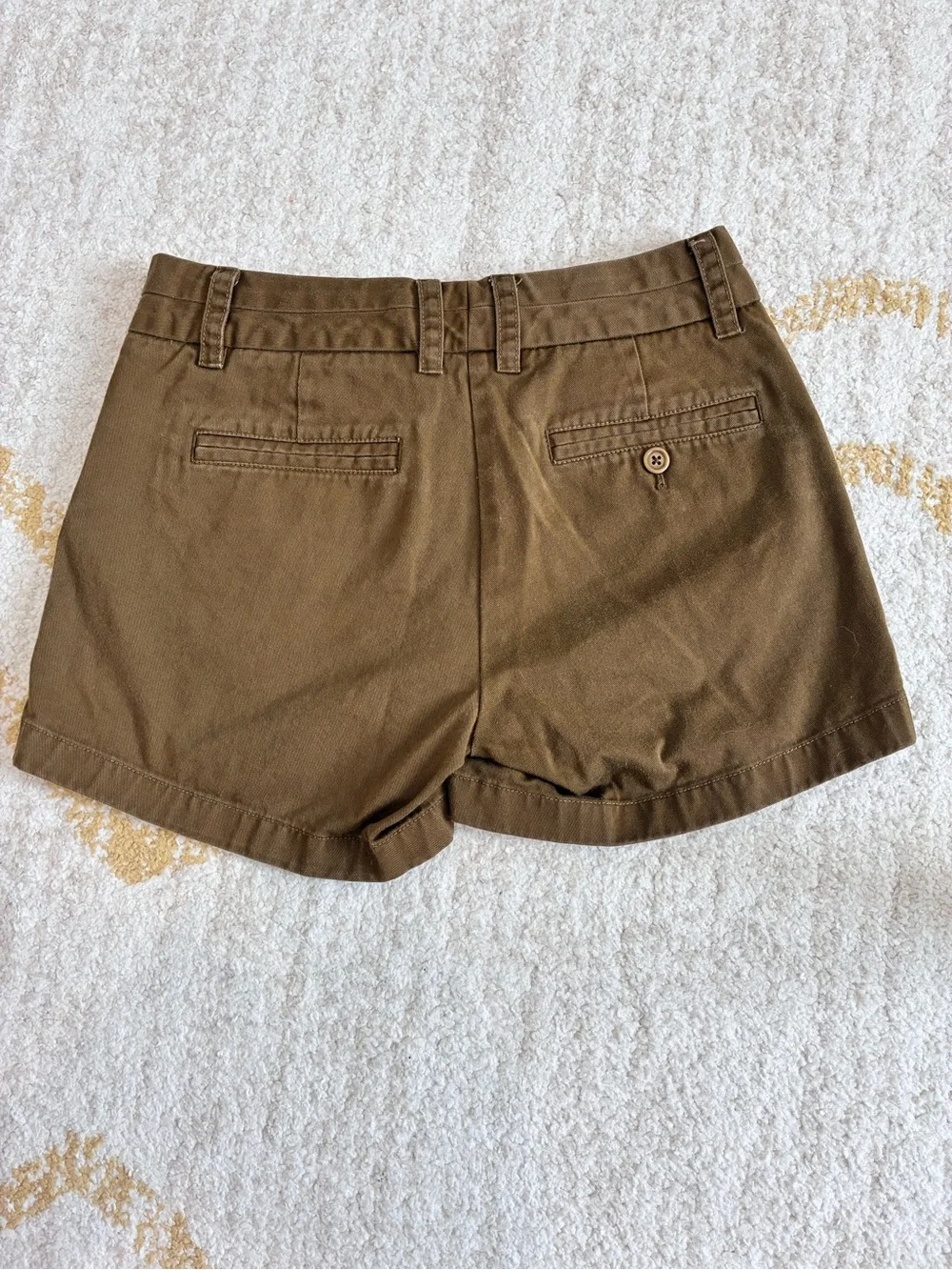 J. Crew Olive Chino Shorts